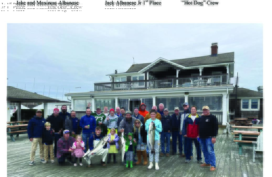 2022 BYC Striped Bass Contest Results-by- Jack Albanese